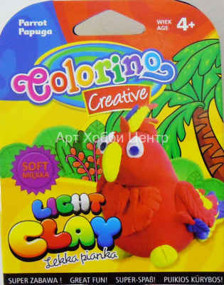 Набор для творчества Моделирующая паста Дикие животные 4 цвета Colorino