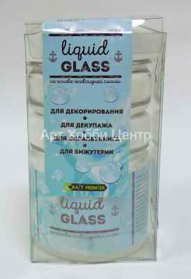 Ювелирная эпоксидная смола LIQUID GLASS  Crtaft Premier 100мл+50мл