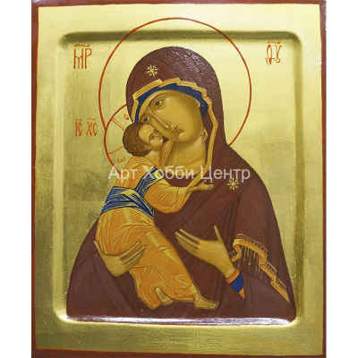 Икона Божья матерь Владимирская 21х17,5см