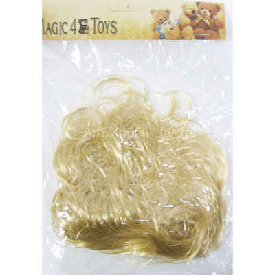 Волосы для кукол трессы кудри В-50см L-30см цвет блондин