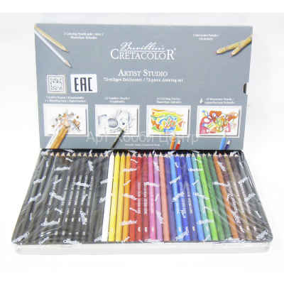 Набор карандашей для рисунков ARTIST STUDIO 72шт Cretacolor
