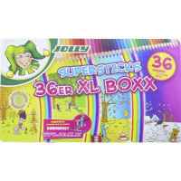 Набор карандашей цветных Supersticks XL BOXX Kinderfest 36 цветов JOLLY