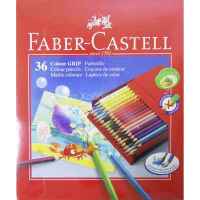 Набор карандашей цветных водоразмываемых Grip 36шт Faber-Castell 112436