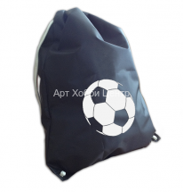 Мешок для обуви Футбол со световозвращающей аппликацией 36х48см COVA
