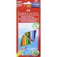 Набор карандашей цветных Eco 12шт + точилка Faber-Castell