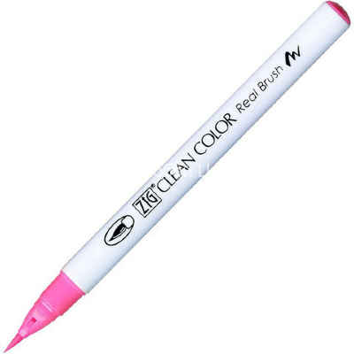Маркер акварельный  ZIG Clean Color Real Brush перо №003 розовый флуорисцентный