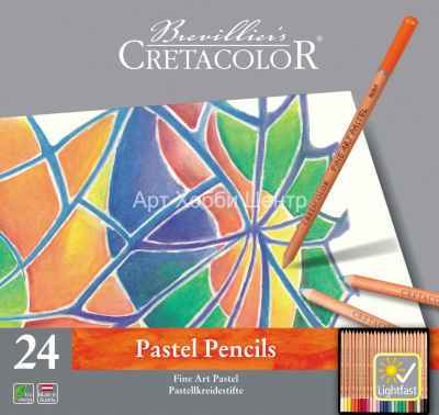 Набор карандашей пастельных Fine Art 24шт металлическом пенале Cretacolor