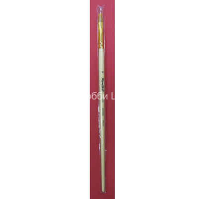 Кисть №10 Roubloff синтетика плоская длинная ручка 1322