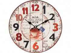Часы настенные Кафе из Италии d-34см