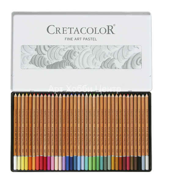 Набор карандашей пастельных Fine Art 36шт металлическом пенале Cretacolor