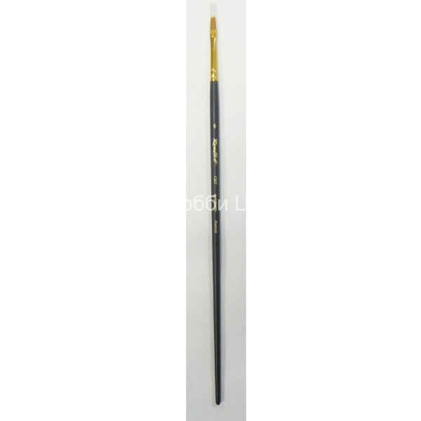 Кисть №6 Roubloff синтетика плоская длинная ручка 1327
