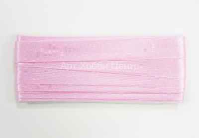 Косая бейка 1,5см 5м цвет №6054 розовый светлый Астра