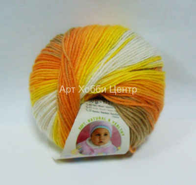 Пряжа Alize Baby wool batik 40% шерсть 40% акрил 20% бамбук 50г 175м 4797