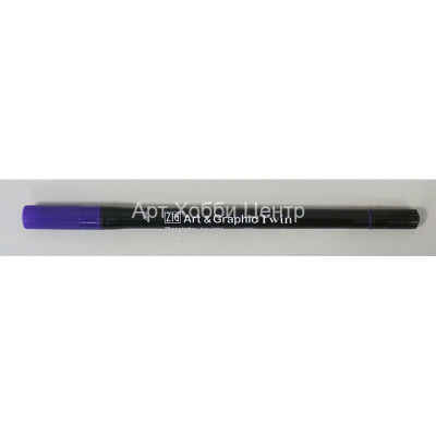 Маркер акварельный  ZIG Art & Graphic Twin 0,8 мм № 660 темно-фиолетовый