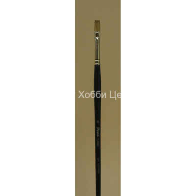 Кисть №6 Pinax Classic колонок плоская длинная ручка 424