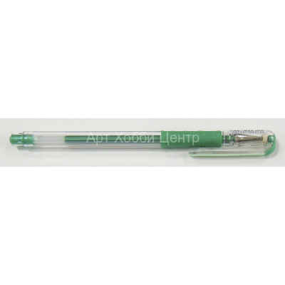 Ручка гелевая металлик зеленая 0.8мм Pentel