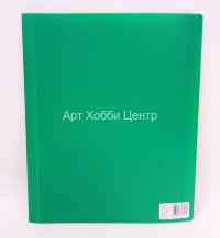 Папка пластиковая А4 40 файлов зеленый Attache
