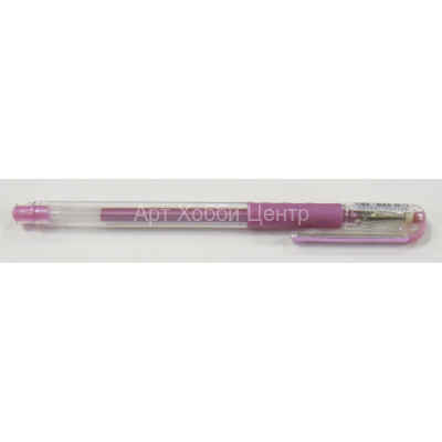 Ручка гелевая металлик розовая 0.8мм Pentel