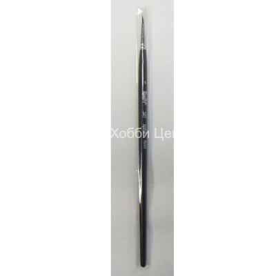 Кисть №1 Roubloff белка круглая длинная ручка 1417