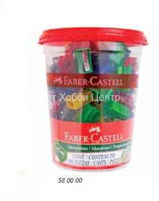Точилка пластиковая без контейнера Faber-Castell