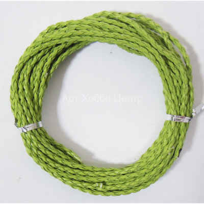 Шнур плетеный зеленый 5м
