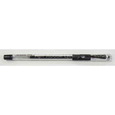 Ручка гелевая черная 0,5мм К405А Pentel