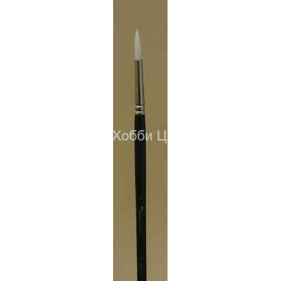 Кисть №4 Pinax Classic щетина круглая длинная ручка 111