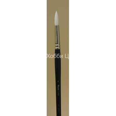 Кисть №6 Pinax Classic щетина круглая длинная ручка 111